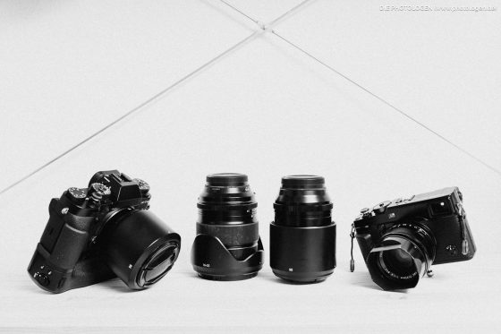 X-T2 und X-Pro2 wie ich sie bei Hochzeiten einsetze