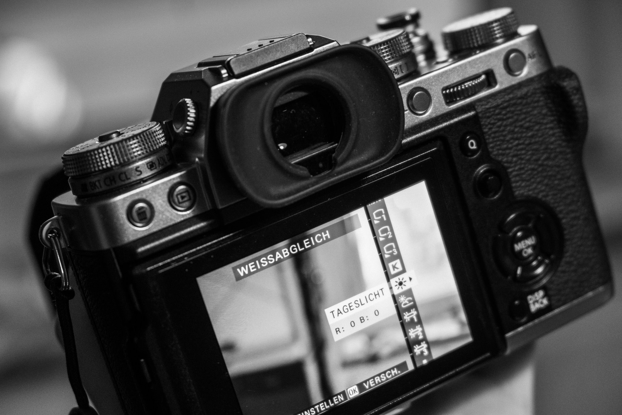 Verschieben des Weißabgleichs bei Fujifilm Kameras